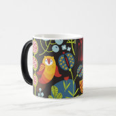 Whimsical Garden Owl Mug Magische Mok (Voorkant links)