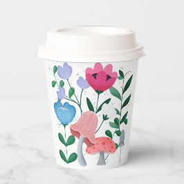 Whimsical Garden Papieren Bekers