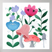 Whimsical Garden Poster (Voorkant)