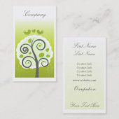 Whimsical Garden Profile Card Visitekaartje (Voorkant / Achterkant)