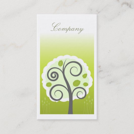 Whimsical Garden Profile Card Visitekaartje (Voorkant)