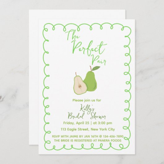 Whimsical Garden Spring Bruids Douche Uitnodiging (Voorkant / Achterkant)