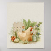  Whimsical Garden Storybook kids Poster (Voorkant)