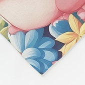 Whimsical Garden van speelse konijnen Deken Ontwer (Hoek)