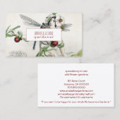 Whimsical Gardener's Landscaper's Delight Floral Visitekaartje (Voorkant / Achterkant)