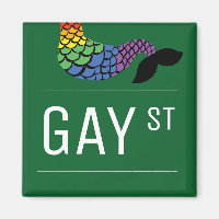 Whimsical Gay Street Sign Pride Queer LGBTIQ