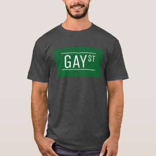 Whimsical Gay Street Sign Pride Queer LGBTIQ T-shirt