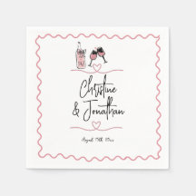 Whimsical geïllustreerd | Retro bruiloft 