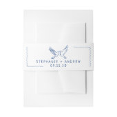 Whimsical geïllustreerde bruiloft uitnodigingen wikkel (Voorkant Voorbeeld)