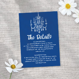 Whimsical Geïllustreerde Hand-getrokken Leuke Trou Informatiekaartje