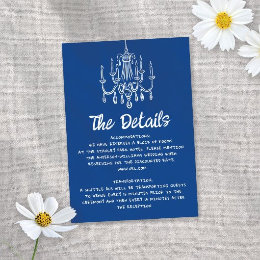 Whimsical Geïllustreerde Hand-getrokken Leuke Trou Informatiekaartje