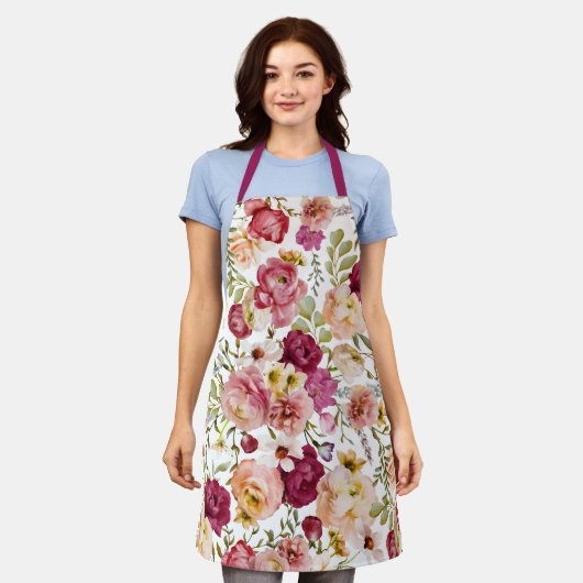 Whimsical Geïnspireerd Bloemen Schort (Gedragen)