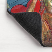 Whimsical Gemini Astrology Artwork Painting Muismat (Hoek)