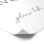 Whimsical Gender Neutraal Baby shower Gunsteteken Poster (Hoek)