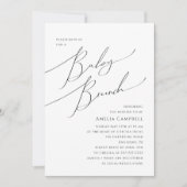 Whimsical Gender Neutral Baby Brunch Uitnodiging (Voorkant)