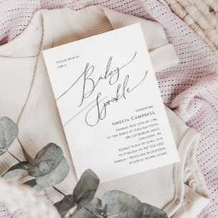 Whimsical Gender Neutral Baby Sprinkle Uitnodiging