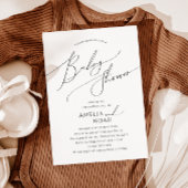 Whimsical Gender Neutral Couples Baby shower Kaart