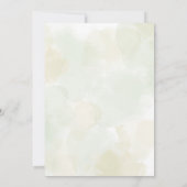 Whimsical Gender Neutral Elephant Baby shower Kaart (Achterkant)