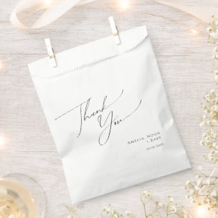 Whimsical Genderneutraal Baby shower Dank u Bedankzakje