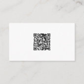 Whimsical Genderneutraal QR-code Baby Register Informatiekaartje (Achterkant)