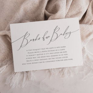 Whimsical Genderneutrale boeken voor Baby Informatiekaartje