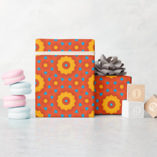 Whimsical geometrisch inpakpapier