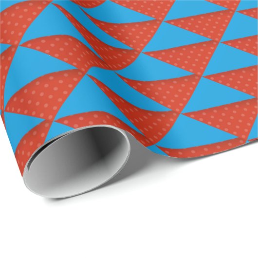 Whimsical geometrisch inpakpapier (Rol Hoek)