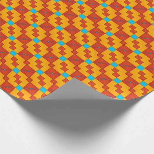 Whimsical geometrisch inpakpapier (Hoek)