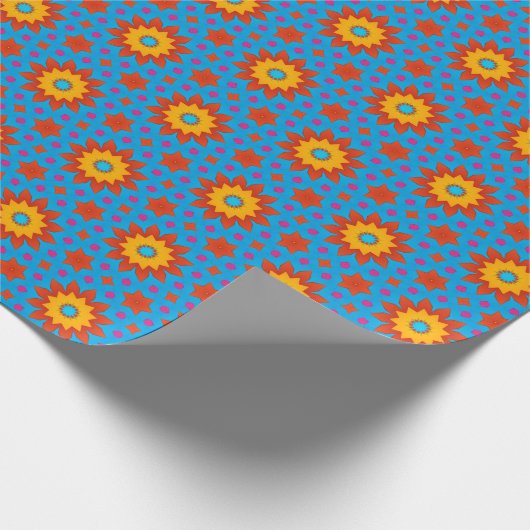 Whimsical geometrisch inpakpapier (Hoek)