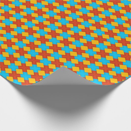 Whimsical geometrisch inpakpapier (Hoek)