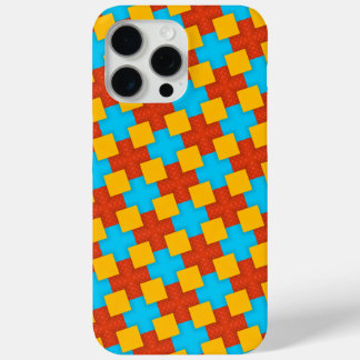 Whimsical geometrisch patroon iPhone 15 pro max hoesje