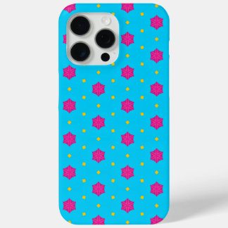 Whimsical geometrisch patroon iPhone 15 pro max hoesje