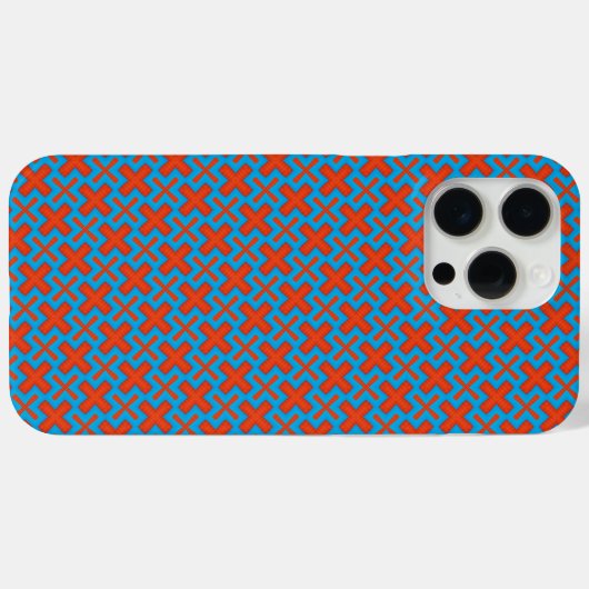 Whimsical geometrisch patroon Case-Mate iPhone case (Achterkant (horizontaal))