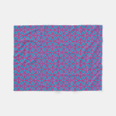 Whimsical geometrisch patroon fleece deken (Voorkant (Horizontaal))