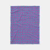 Whimsical geometrisch patroon fleece deken (Voorkant)