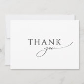 Whimsical Geslacht Neutraal Platte Baby Douche Bedankkaart (Voorkant)