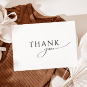 Whimsical Geslacht Neutraal Platte Baby Douche Bedankkaart