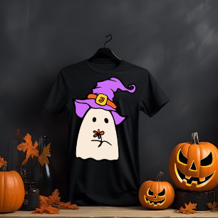 Whimsical Ghost beroemd gemaakt door Witch Pet & F T-shirt
