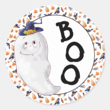 Whimsical Ghost Boo Halloween