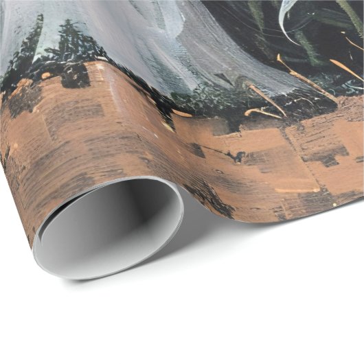 Whimsical Ghost Corn Field Decoupage Cadeaupapier (Rol Hoek)