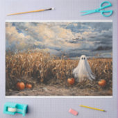 Whimsical Ghost Corn Field Pompoenen Decoupage Tissuepapier (Craft)
