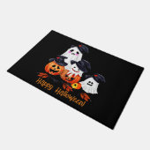 Whimsical Ghost Gang Halloween Door Mat (Schuin)