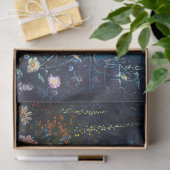 Whimsical Ghost Garden Wandelpad Decoupage Tissuepapier (Geschenk)