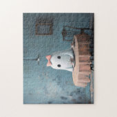 Whimsical Ghost Tea Party Legpuzzel (Verticaal)