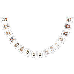 Whimsical Ghosts - BOO - Vlaggetjes