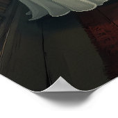 Whimsical Ghosts in een gezellige leeshaven - Bibl Poster (Hoek)