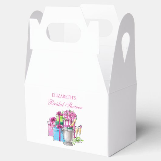 Whimsical Gifts Champagne Rozen Vrijgezellenfeest Bedankdoosjes (Geopend)