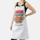 Whimsical Gingerbread Country Bakken Herinneringen Schort (Insitu)