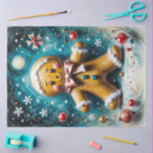 Whimsical Gingerbread Dreamscape Kerstmis Tissuepapier (Craft)