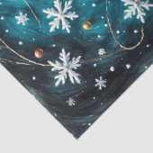 Whimsical Gingerbread Dreamscape Kerstmis Tissuepapier (Detail)